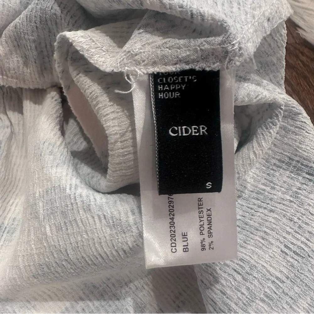 Cider Toile Strapless Ruffle Mini Dress - Picture 4 of 4
